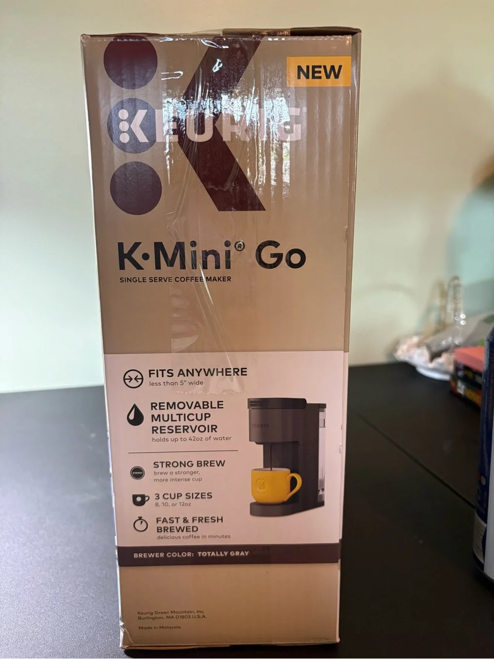 Keurig K-Mini Go Coffee Maker in Gray